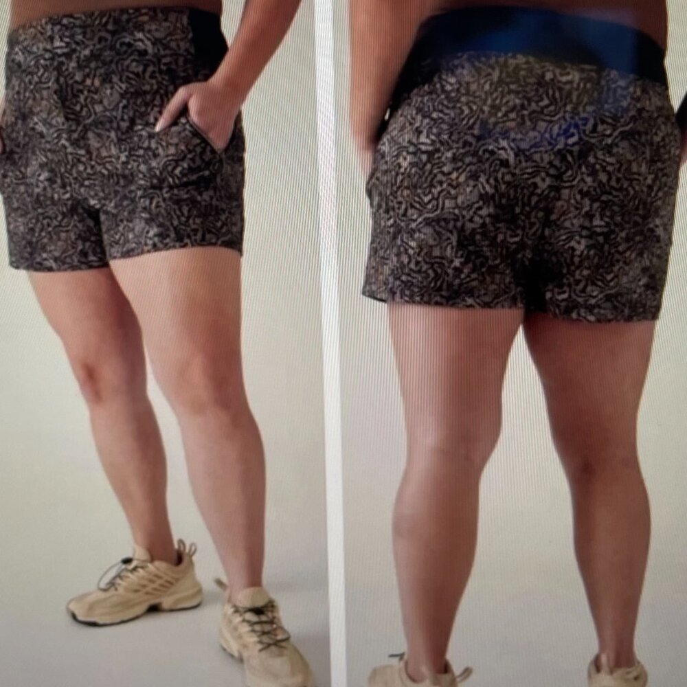 Athleta Trekkie North Short 20 Kinetic Abstract New without tags